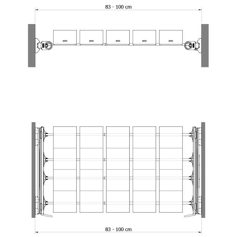 Plus - Porte-objets 5J - transparent - aluminium brillant - polycarbonate transparent 4